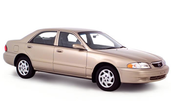 Mazda 626 roof racks vehicle image